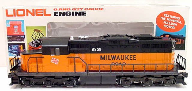 Lionel 6-8855 O Gauge Milwaukee Road SD-18 Powered Diesel Locomotive EX/Box