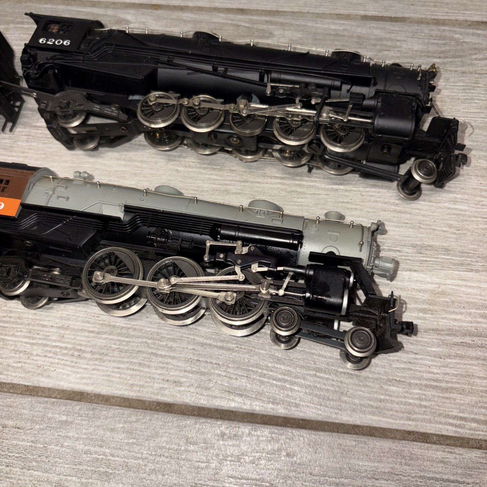 Lot Of 2 Rivarossi Vintage Ho Scale Steam Engines With Tender For Parts/Repair