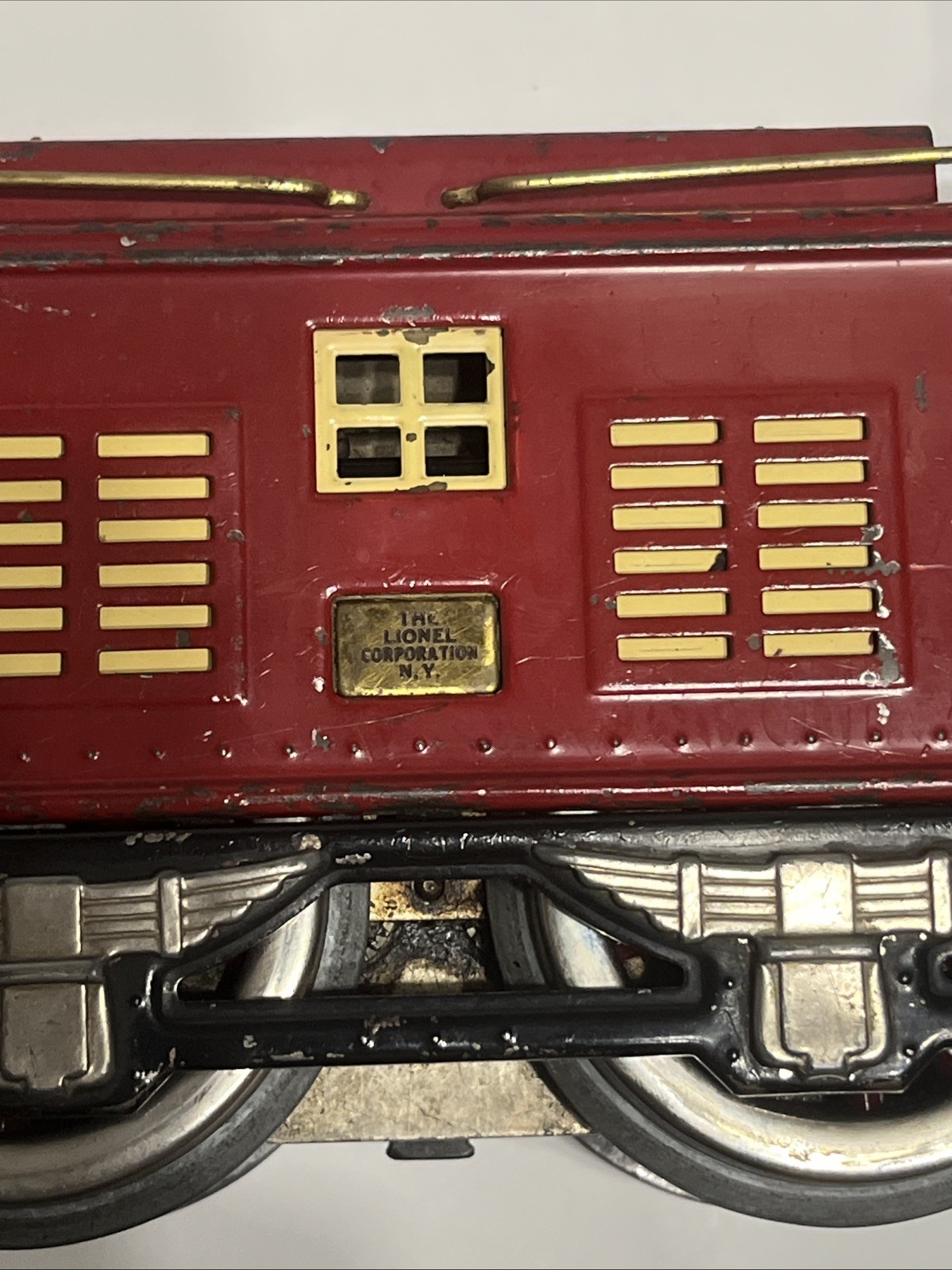 🔥 Antique Lionel Super Motor No. 8 Red Electric Engine Standard track