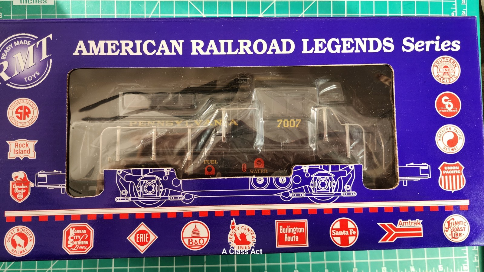 American Railroad Legends RMT-4155 Pennsylvania RR Diesel O Locomotive NEW M54