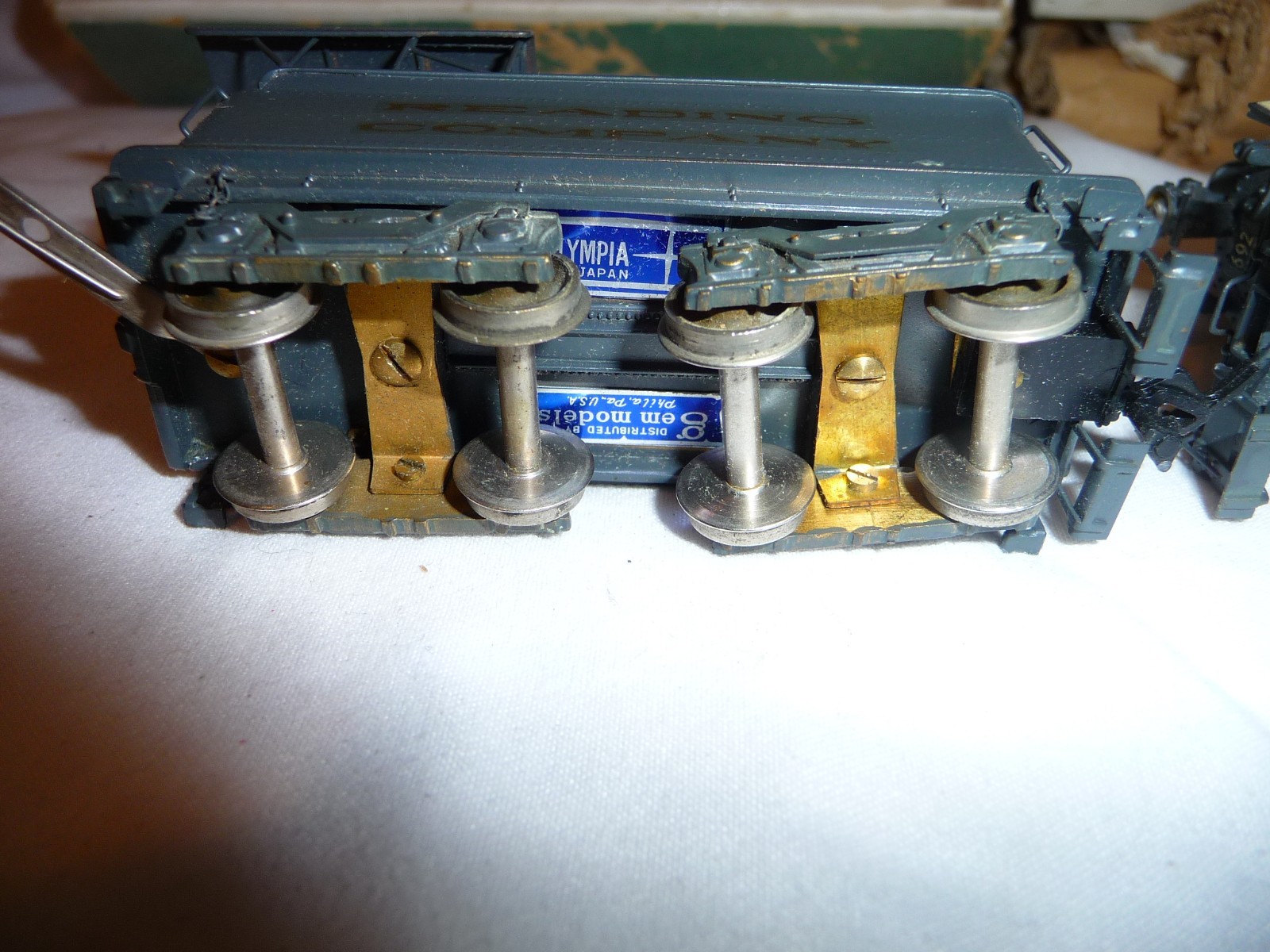 VTG 1961 GEM MODELS OLYMPIA EH-105 Reading Class 15C 2-8-0 Consolidated w/ Box