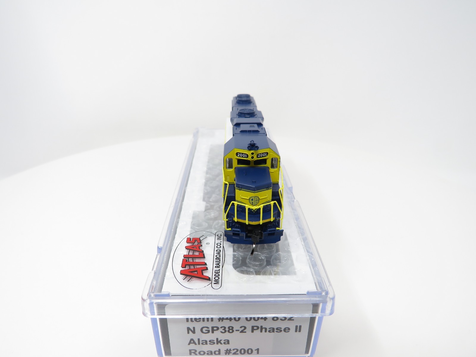 Atlas N 40004832 DCC ESU LokSound Alaska EMD GP38-2 Phase II Diesel Locomotive