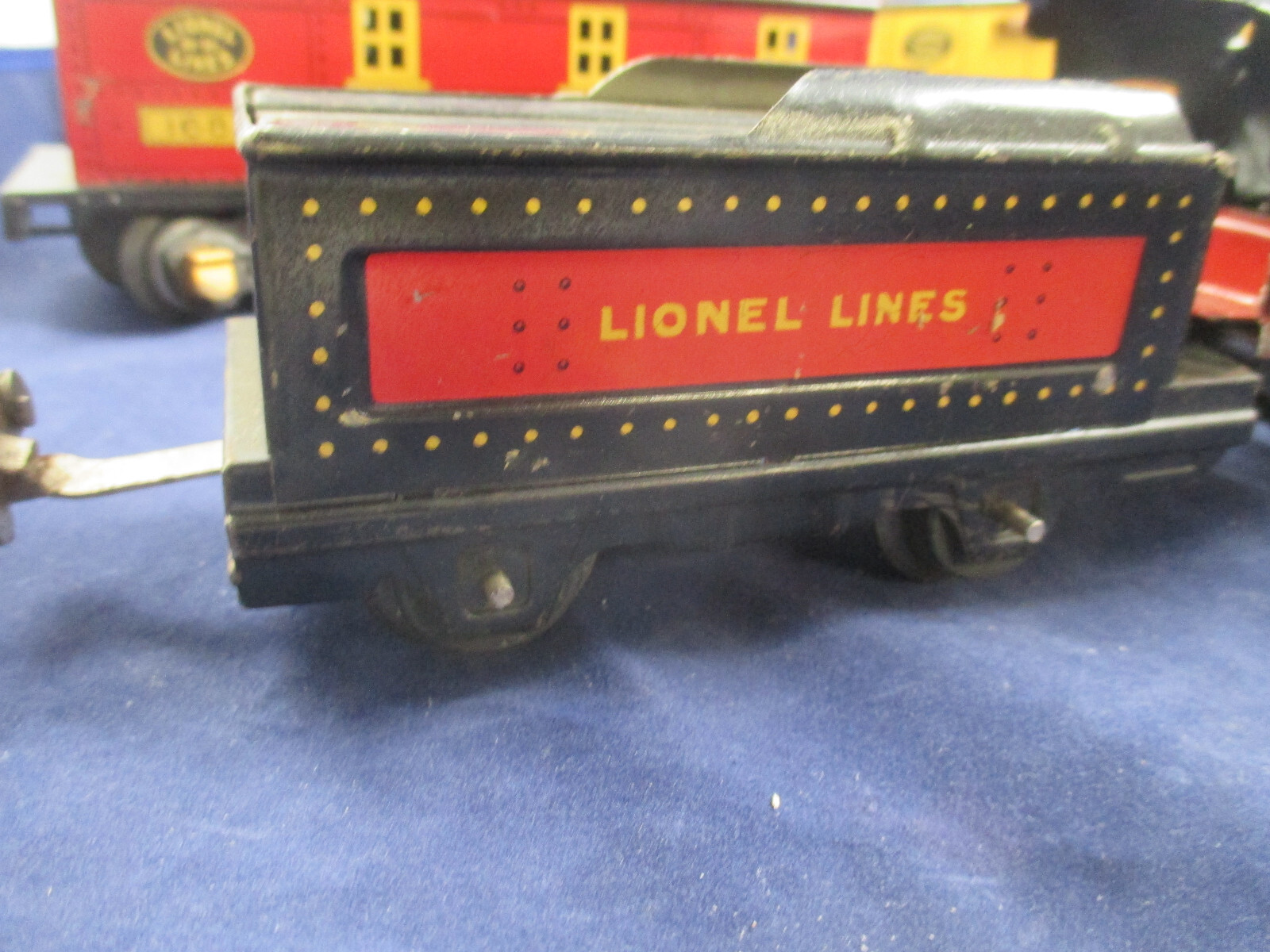 O-27 Prewar Lionel- 1055E Set Box, 1681E engine & tender, 1679, 1680, 1682 BOX