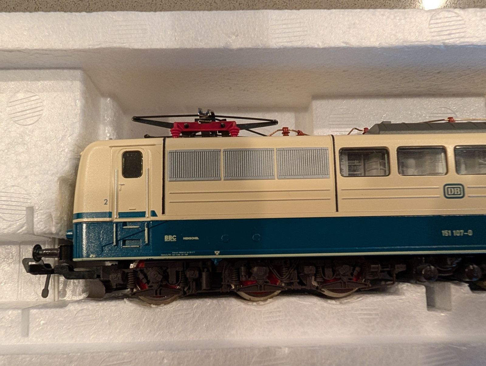 Fleischmann 4381 H0 DB BR 151 Electric Locomotive – Excellent Detail