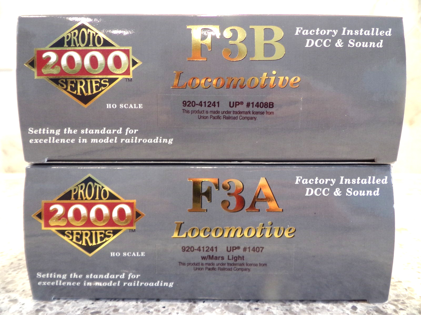 Walthers Proto 2000 HO Union Pacific F3 A&B UP #1407, 1408B DCC & SOUND