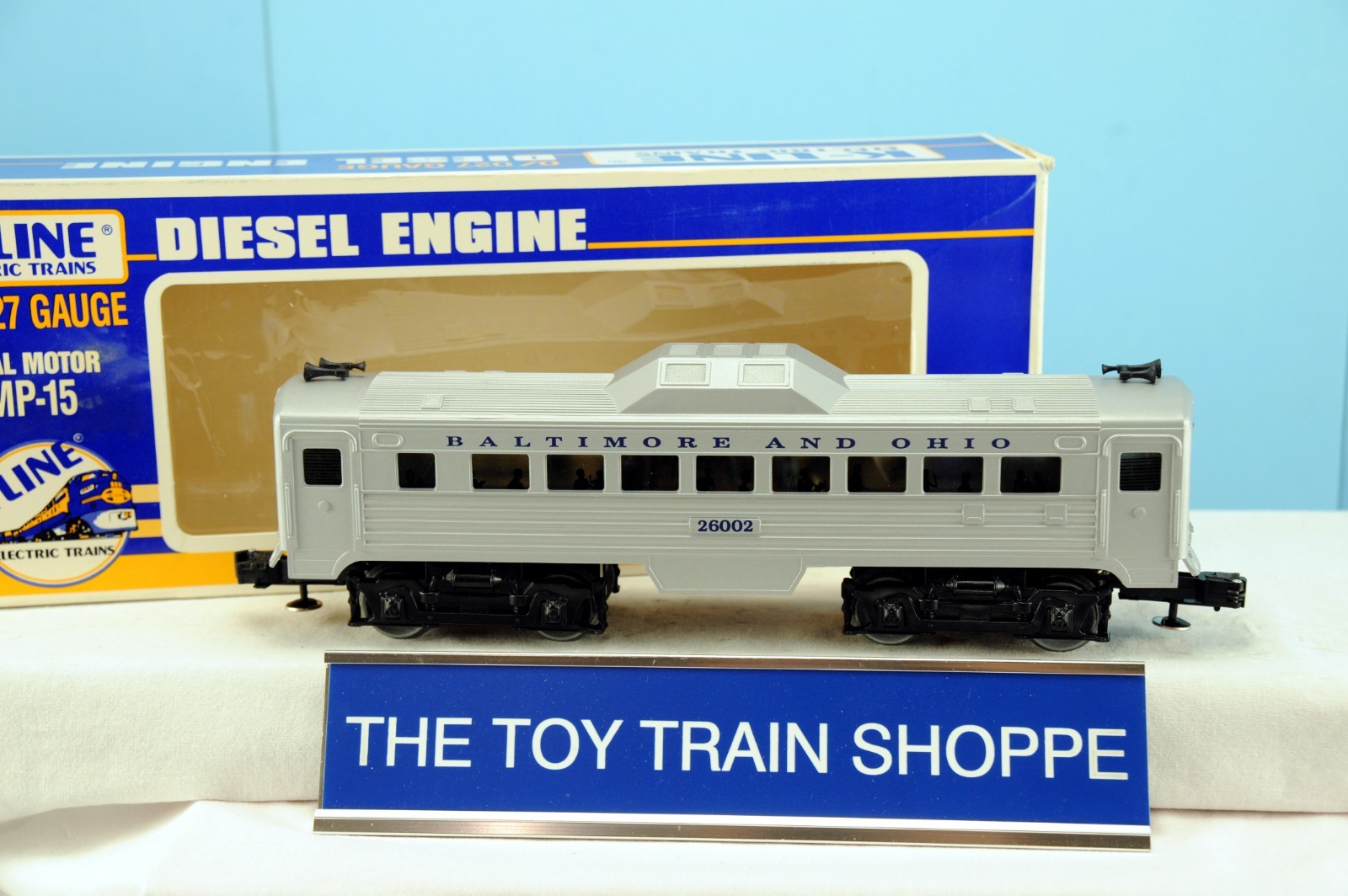 K-LINE K-26002 BALTIMORE & OHIO B&O RDC POWERED BUDD CAR. TESTED. EXC COND IB.