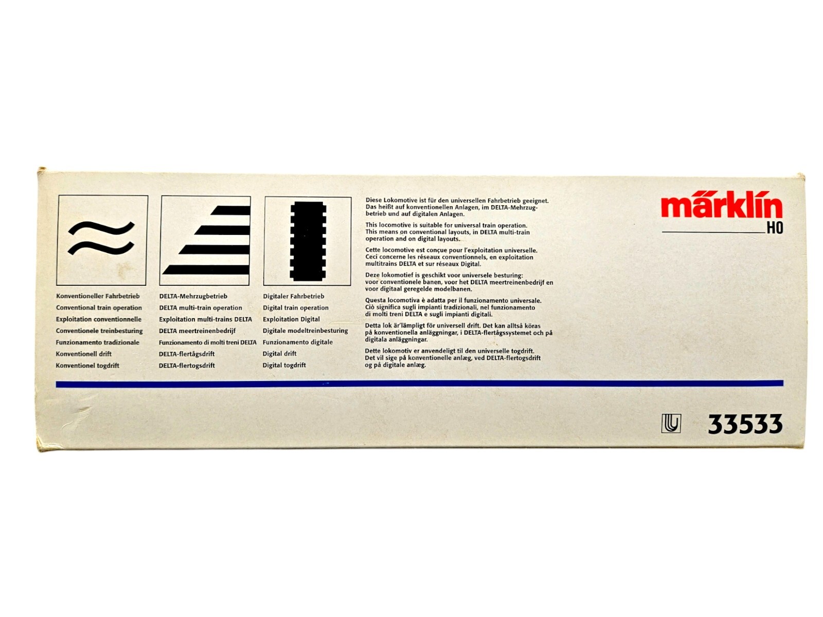 Märklin H0 33533 Electric Locomotive BR 120 for DELTA and Digital. NWT DM 298.00