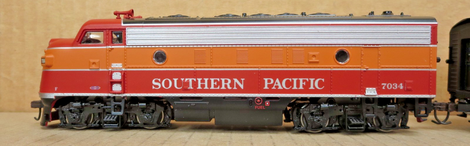 Athearn 8024 SP Daylight F7A-F7B 7034 7134 PWR/DMY LNIB HO