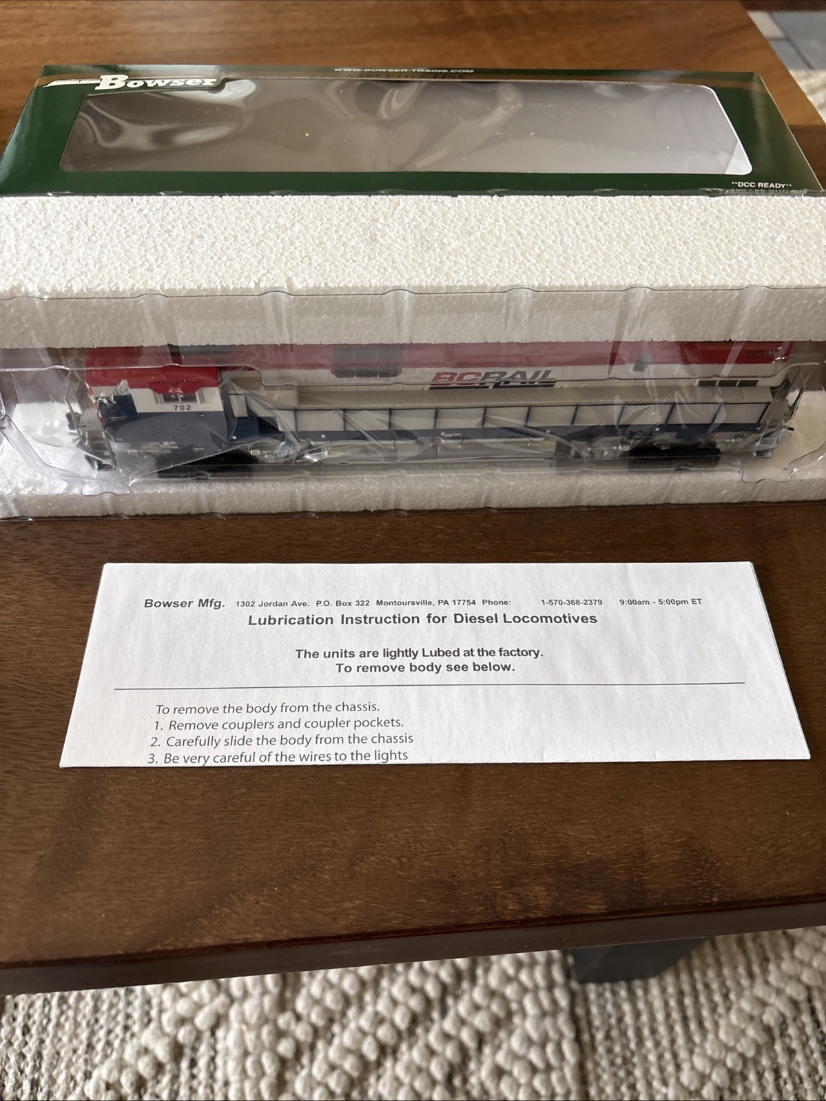Bowser HO 23441 Alco C630M BC Rail #702 New