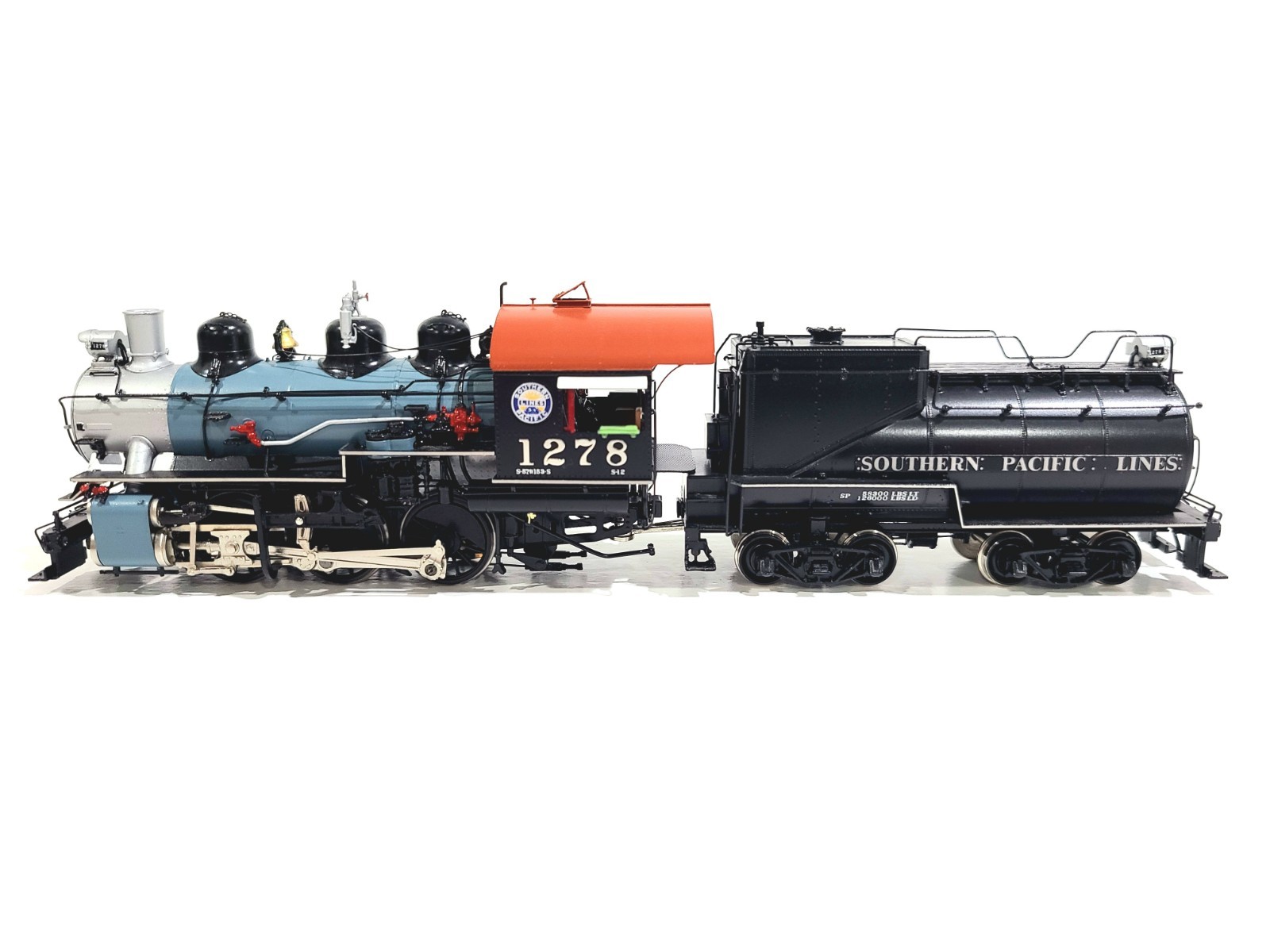 Challenger CIL Boo-Rim SP S-12 0-6-0 Southern Pacific #1278 HO Brass #2372.1