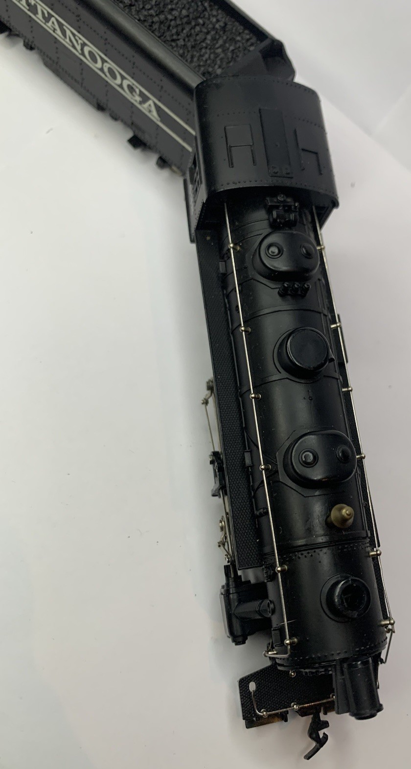 VTG Tyco 2-8-0 HO Scale Chattanooga #638 Steam Locomotive +Tender 1970s Untested