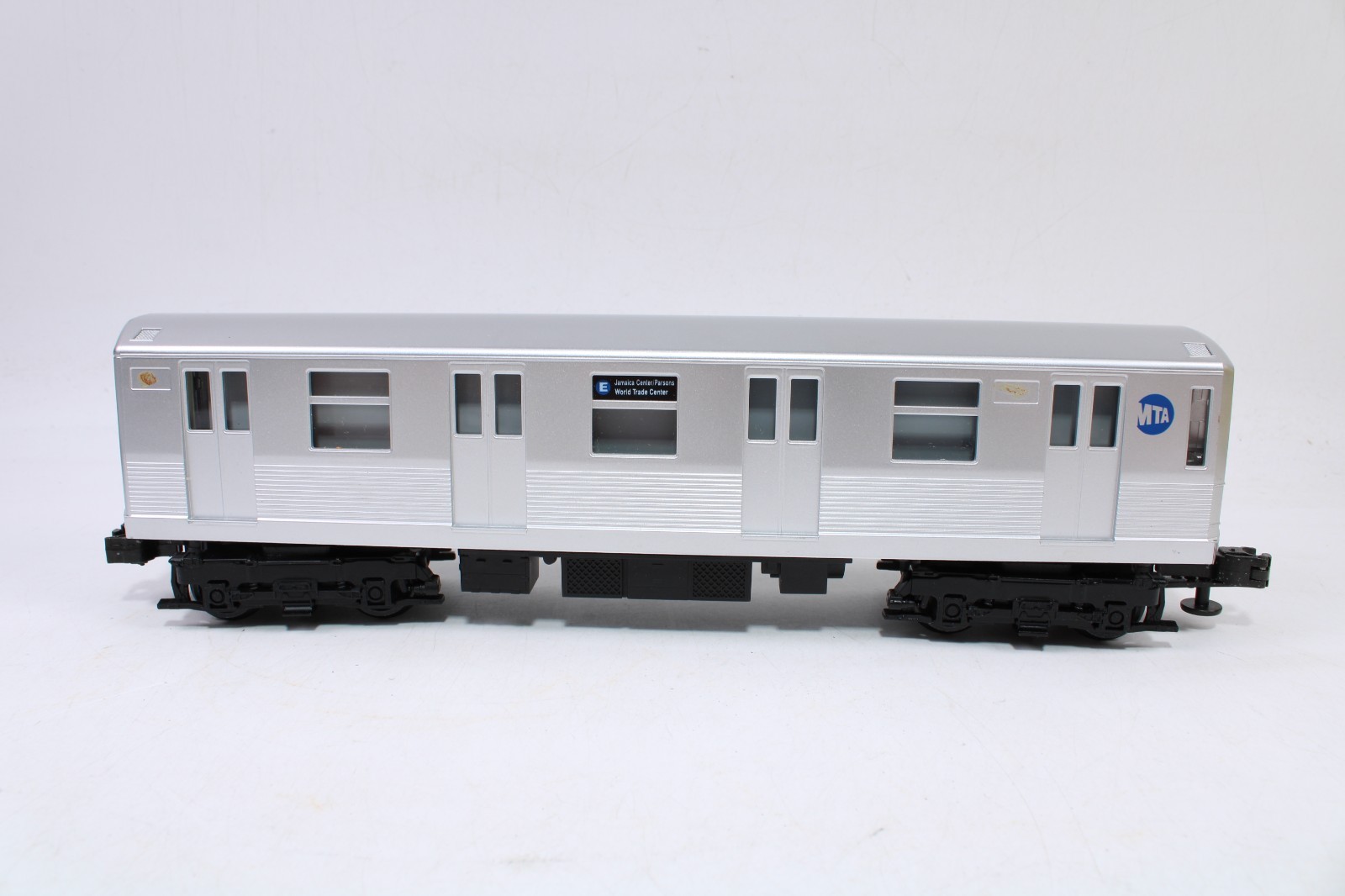 MTH 30-2162-0 O Gauge 4-Car Subway Set MTA Silver w/Horn