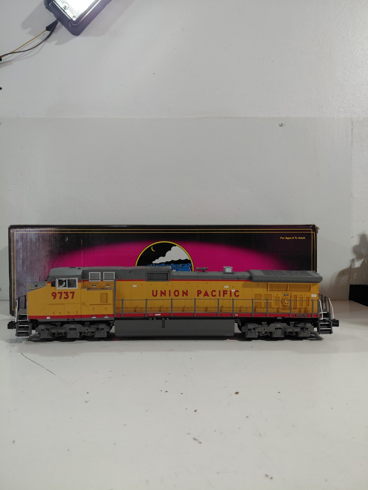 MTH 20-2270-1 O Gauge Model Railroad Union Pacific Dash-9 PS2 Diesel Engine wBox