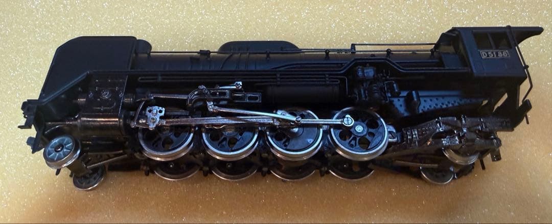 KTM Katsumi D51 HO Gauge Brass Steam Locomotive Vintage Model From Japan