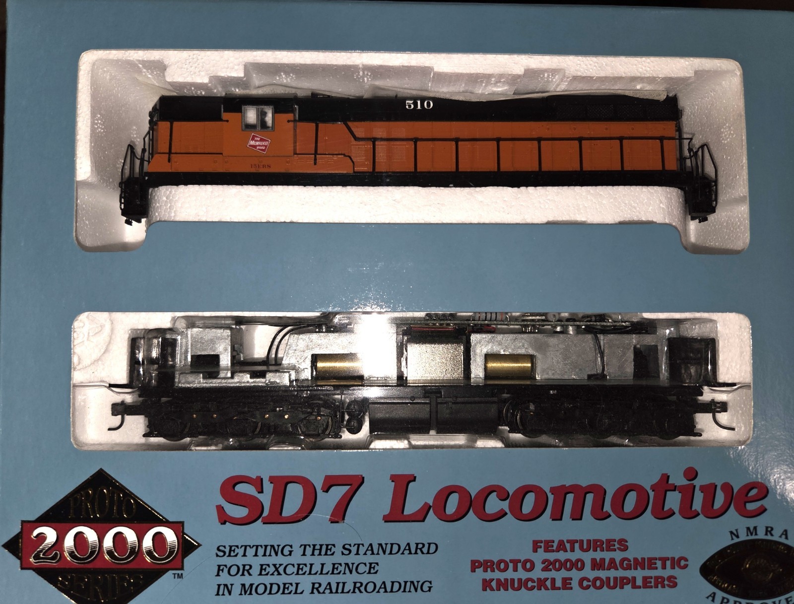 Proto 2000 HO Scale Milwaukee Road – SD7 Locomotive – NEW in Box