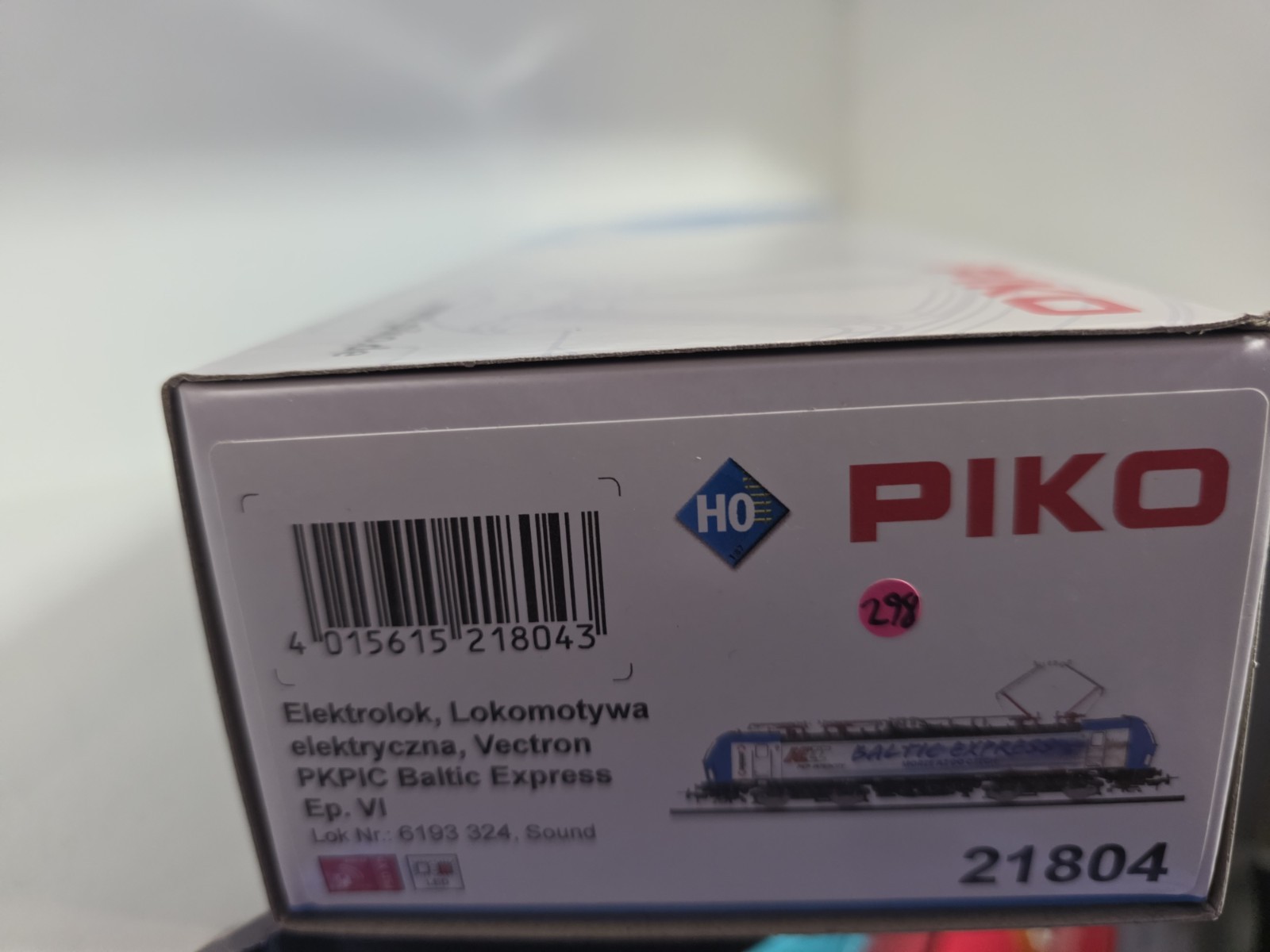 Piko PKP Vectron Electric locomotive 21804 HO Scale DCC sound
