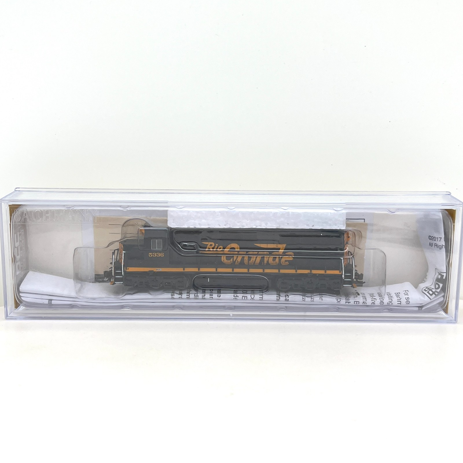 Bachmann N Scale 66453 Rio Grande EMD SD45 Diesel Locomotive 5336 DCC Sound
