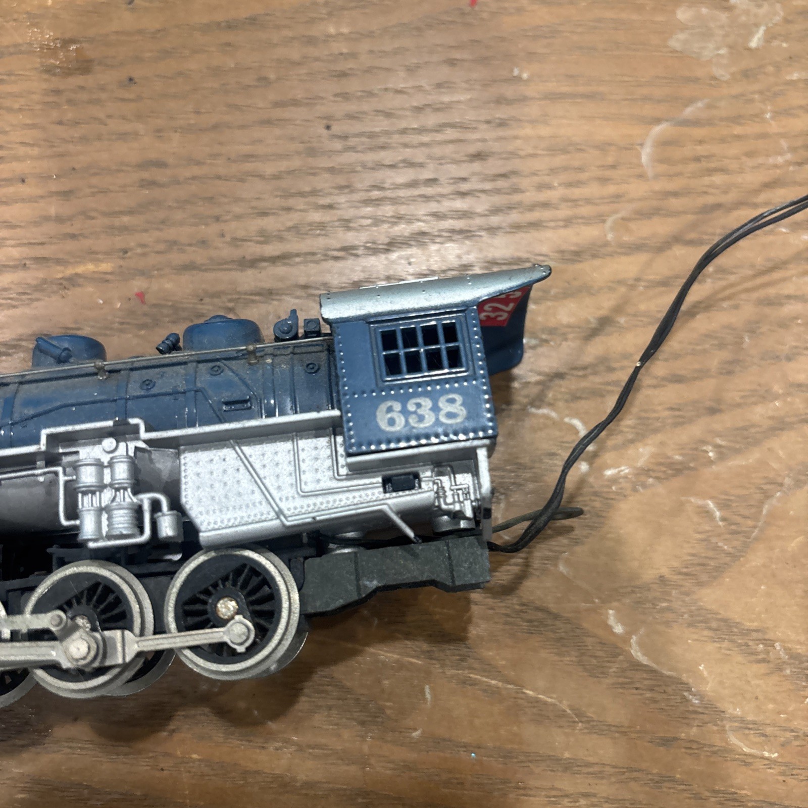 TYCO Chattanooga Steam Locomotive 638 HO Scale No Tender Untested As Is