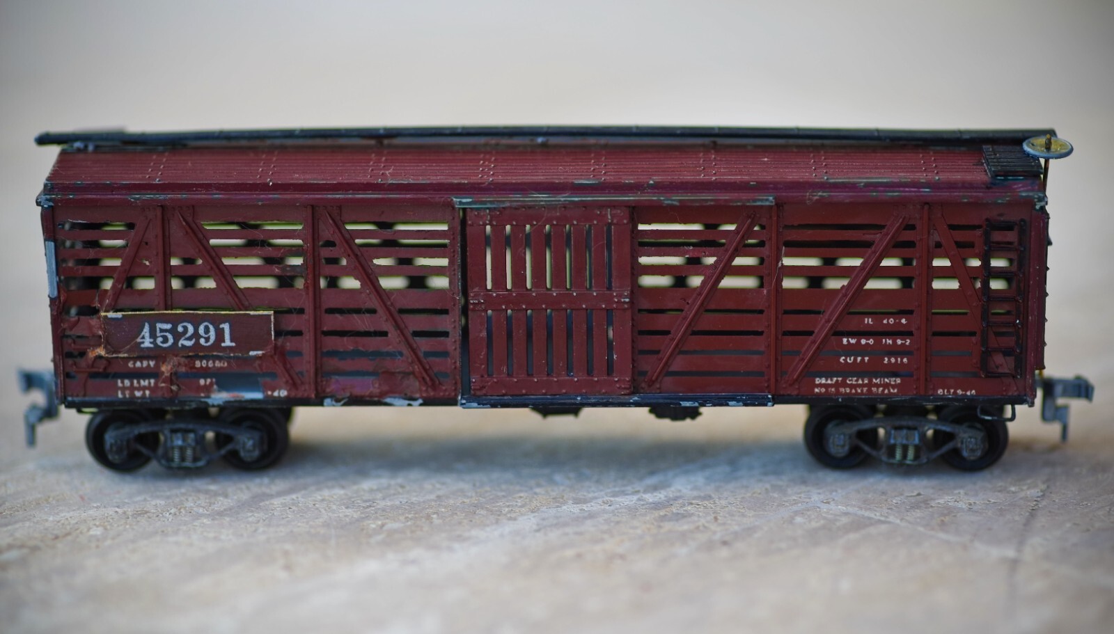VINTAGE Athearn Roundhouse CATTLE CAR 45291 HO Made in USA 1950’s