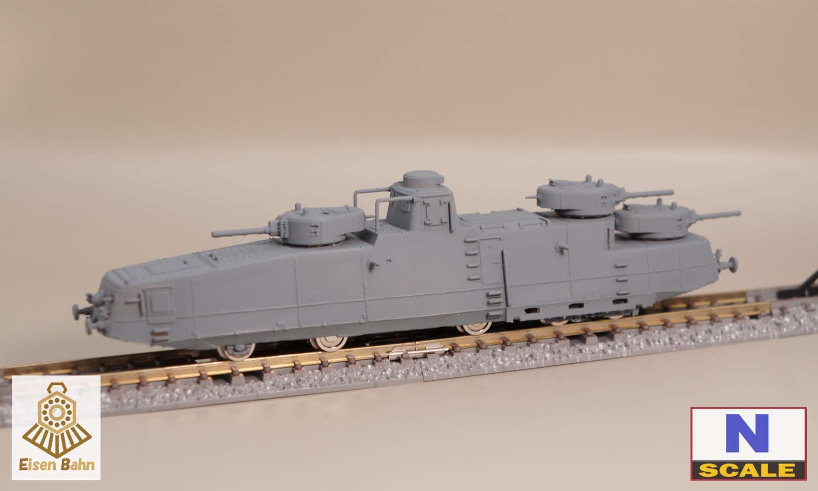 1/160 (N-scale) WWII Russian MBV-2 Armored Train resin kit (motor not included)
