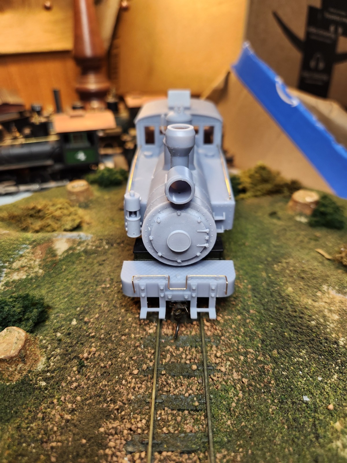 On30 Freelance 0-6-0 Porter Style Steam Eng 3D Printed For Bmann On30 Mogul Mech