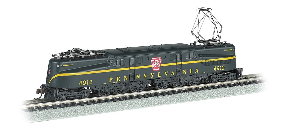 N Bachmann 65251 GG-1 PRR #4912 Brunswick Green SIlver Stripe