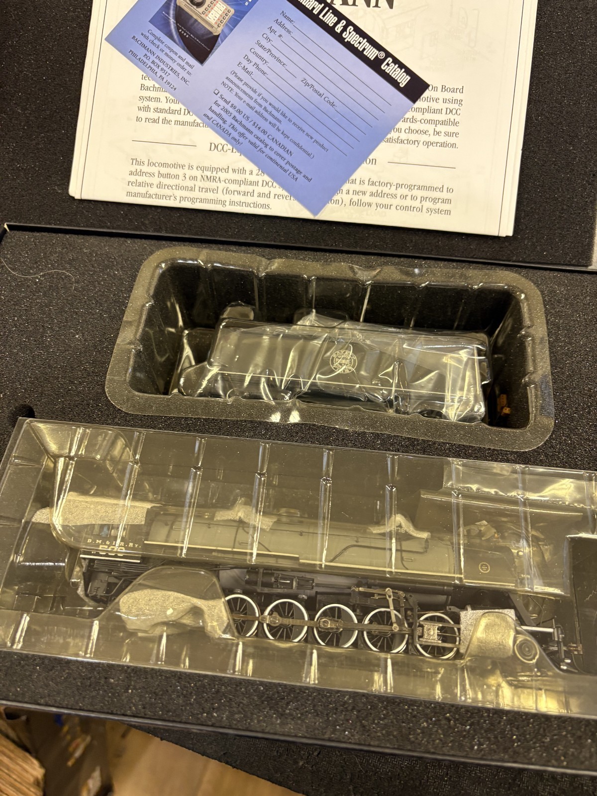 DCAS- HO Scale Bachmann Spectrum 83306 DM & IR USRA Light 2-10-2 #508 W/ DCC NOS