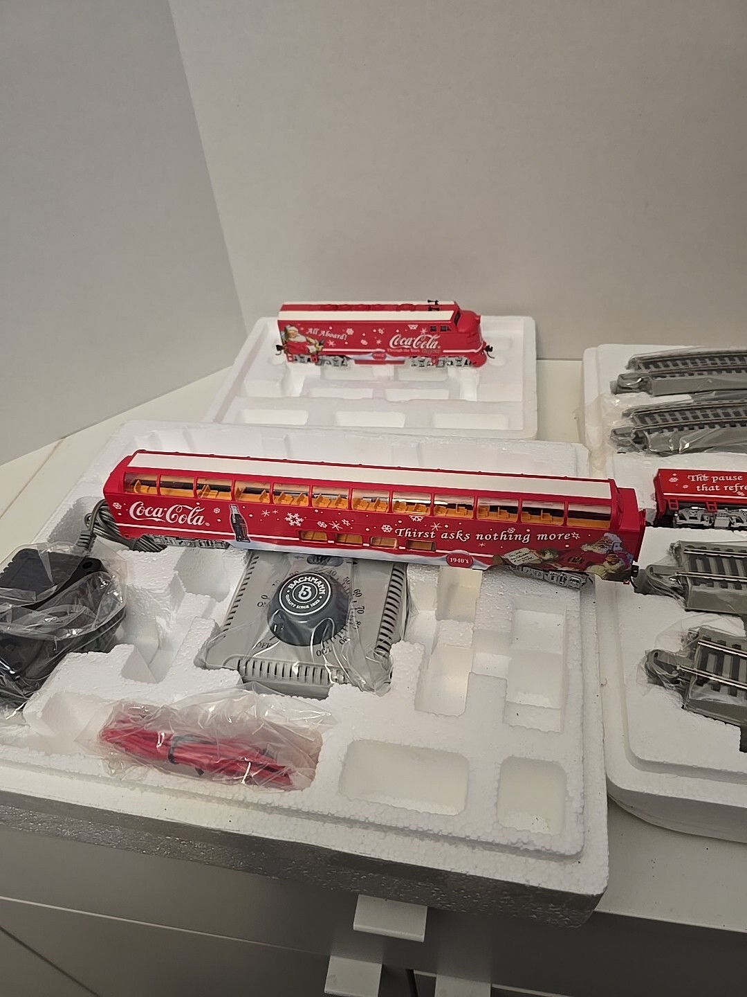 Coca-Cola Thru The Years F3 Train Set Bradford Exchange Hawthorne Village