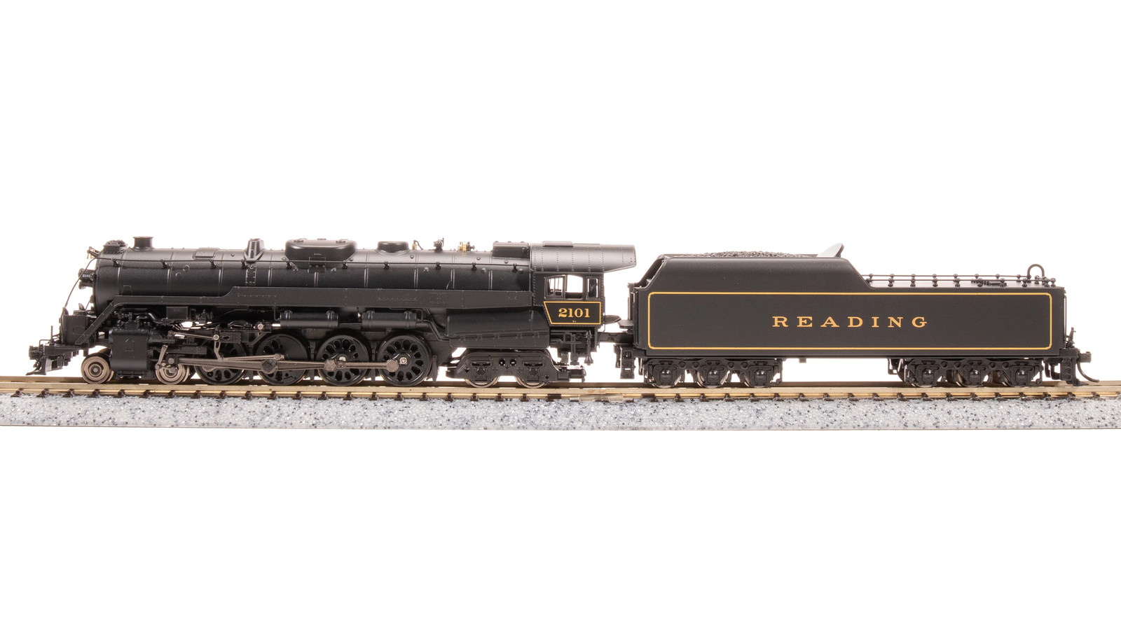 Broadway Limited Imports N 7400 T1 4-8-4, Reading (In-Service) #2101