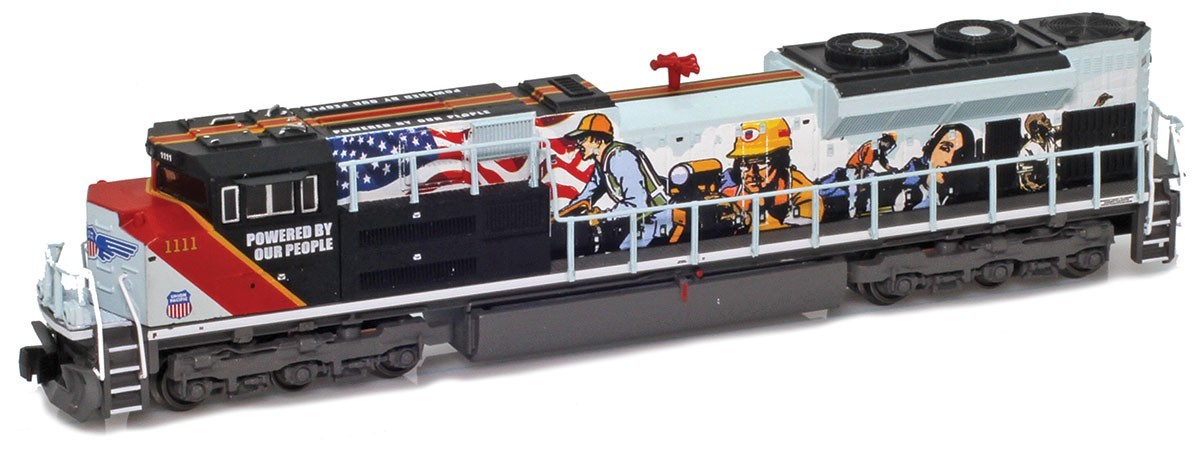 AZL 63109-9 SD70ACe Heritage UP Powered by our People Locomotive Z Scale Z Gauge