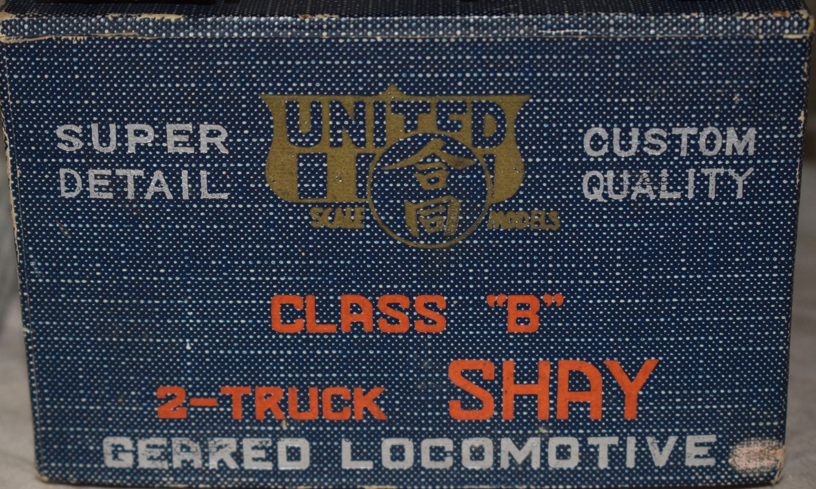 United PFM Pacific Fast Mail Brass Class B 2-Truck Shay Locomotive – HO in Box
