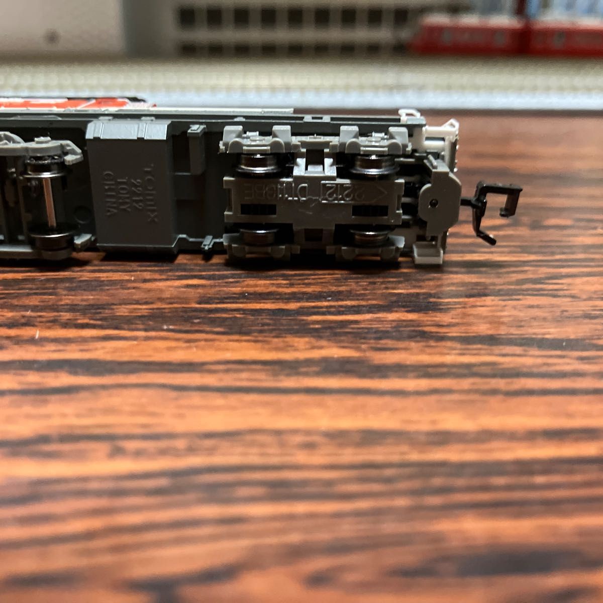DD51 type diesel locomotive, N gauge el railroad, freight updated color, DD51