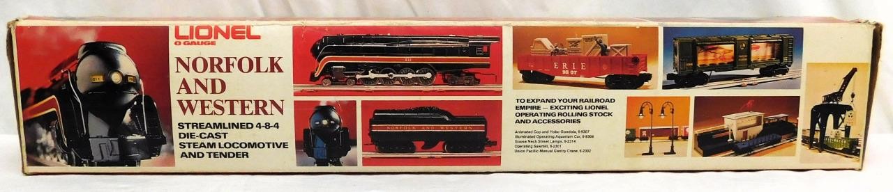 Lionel 6-8100 Norfolk & Western J-Class 4-8-4 Steam Engine N&W Streamlined 611