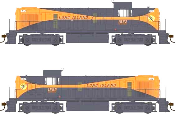 Bowser HO Scale ~ New ~ Long Island Fair ~ ALCO RS-3 #1552 ~ DC Version ~ 25199