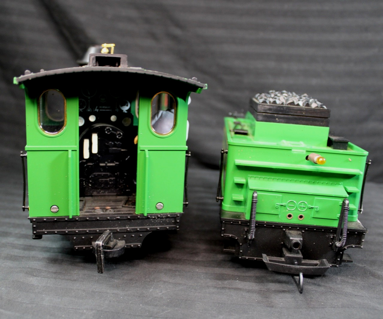 LGB #2017D Green 0-4-0 #6 LOCO with Power Tender & Original Box MINTY 1987