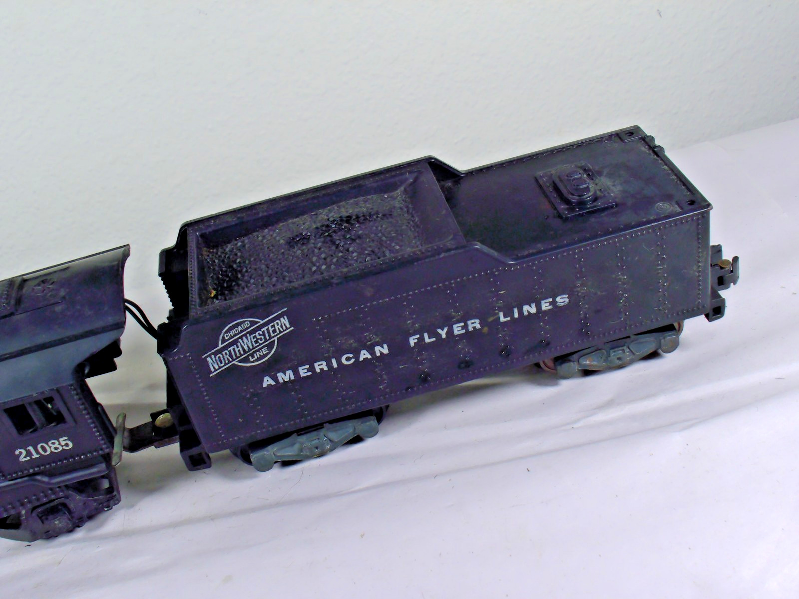 Original Vintage American Flyer S Gauge 21085 Steam Locomotive 1958-65 Runs well