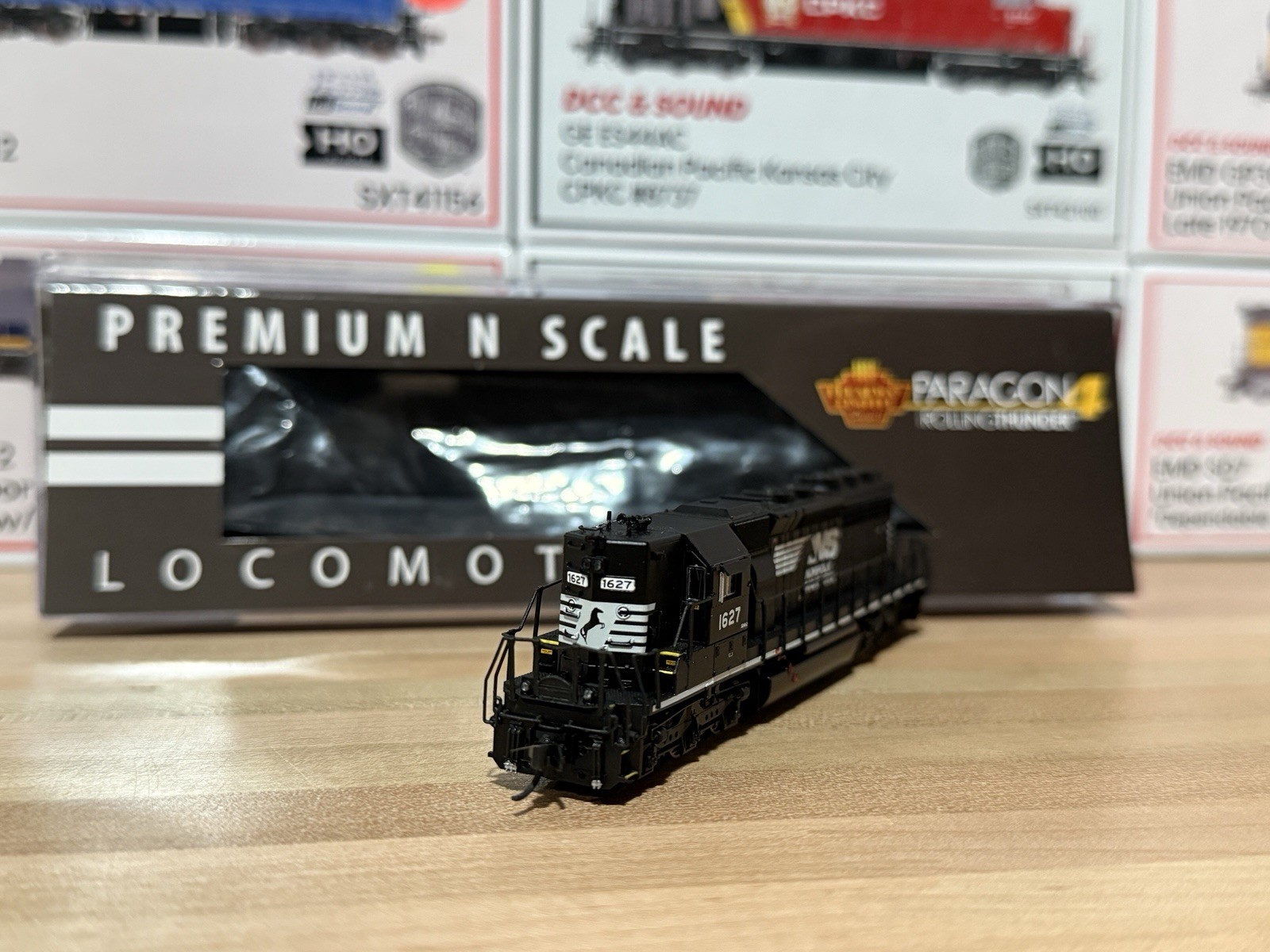 Broadway Limited N EMD SD40-2 Norfolk Southern #1627 DCC&Sound 6214 USED