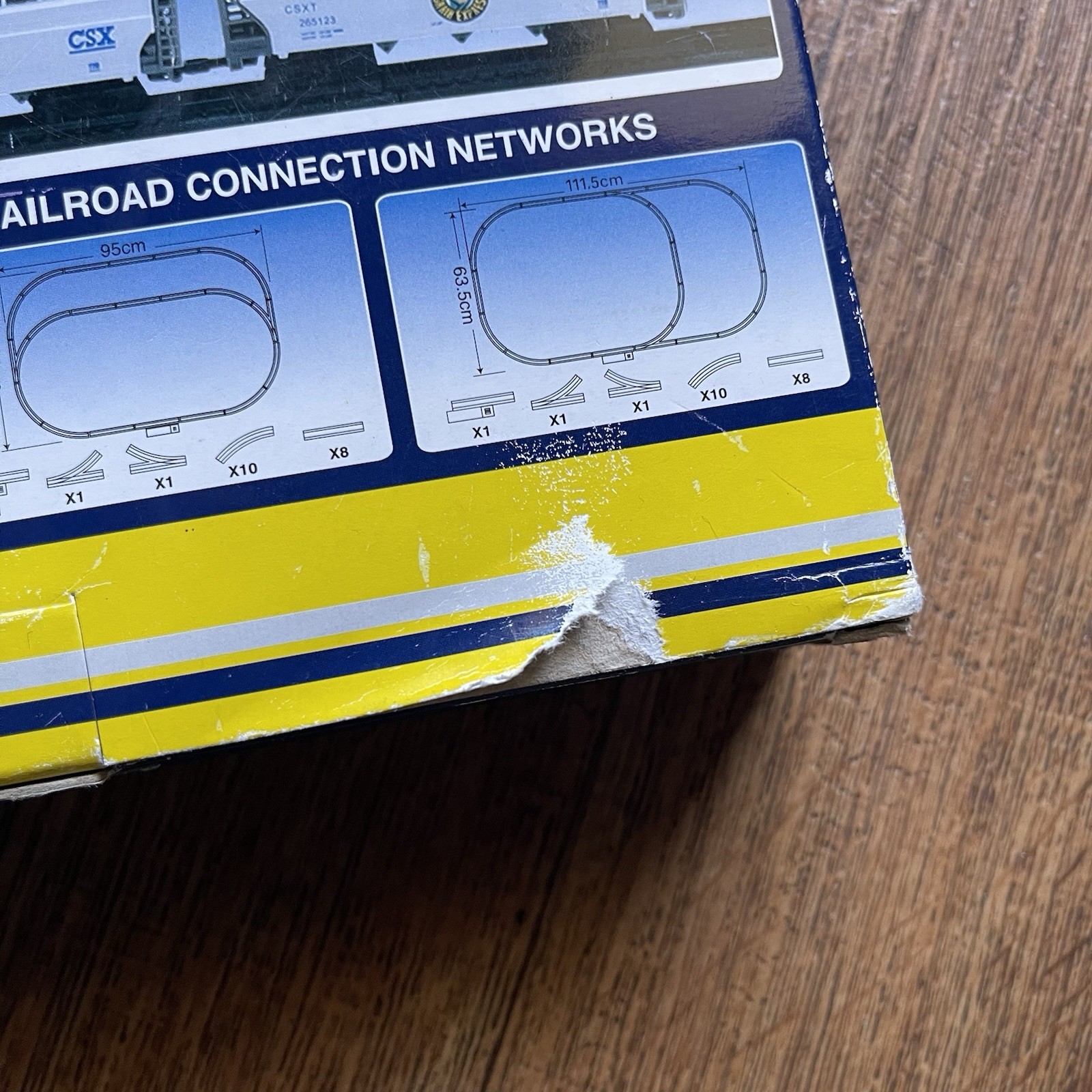 Railroad N Scale Die Cast Model Train Set CSX C44-9W New Ray Toys Open Box