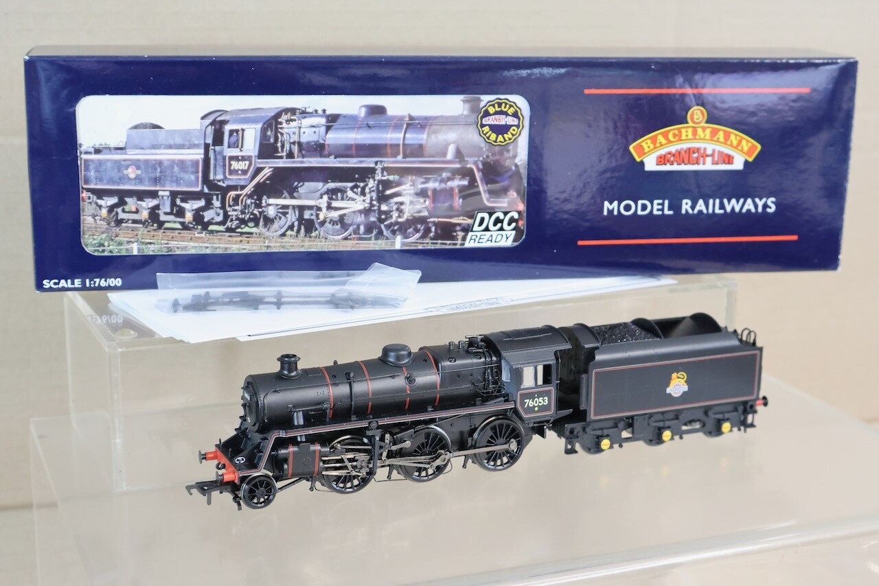 BACHMANN 32-950 DCC READY BR 2-6-0 STANDARD CLASS 4MT LOCOMOTIVE 76053 BOXED oj
