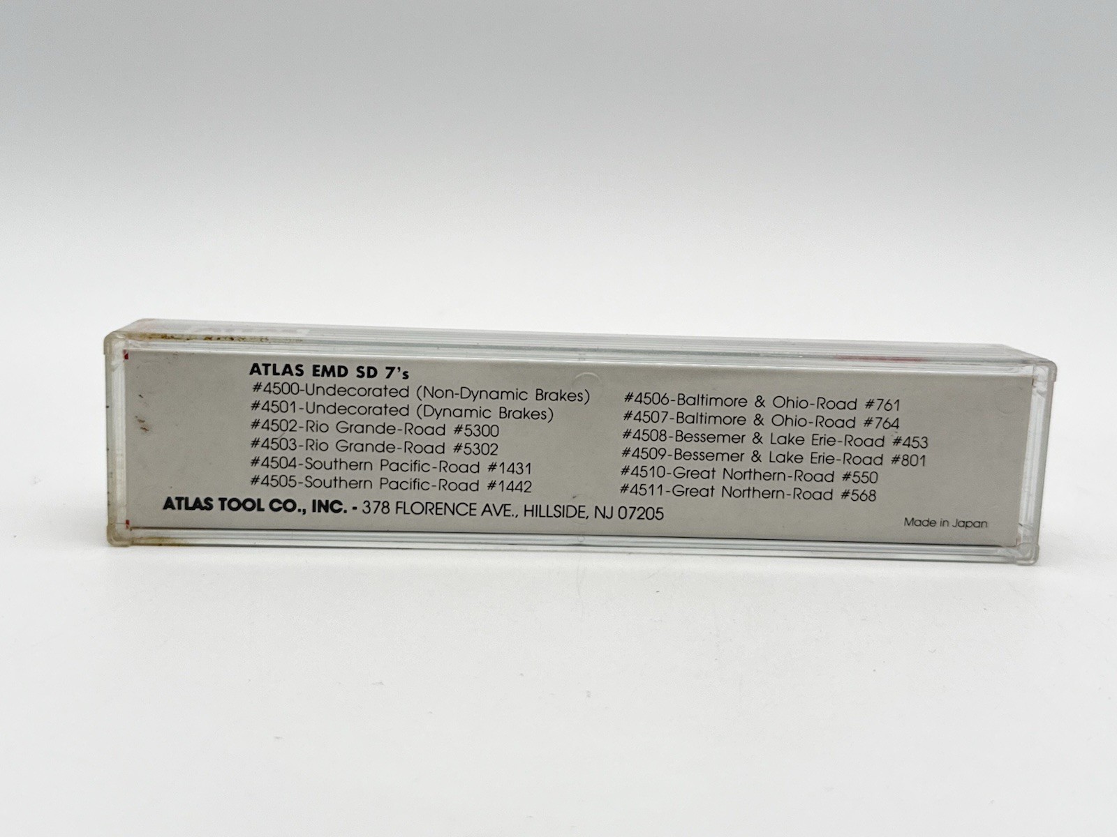 Atlas – N – Baltimore & Ohio – EMD SD-7 Diesel #761- Train 4506