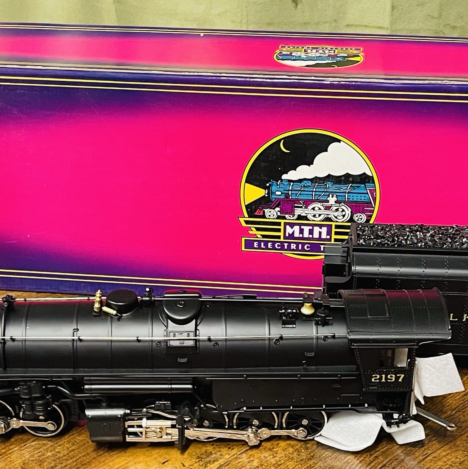 MTH MT-3009L Norfolk & Western 2197/ 2-8-8-2 Cast Mallet Steam Engine & Tender