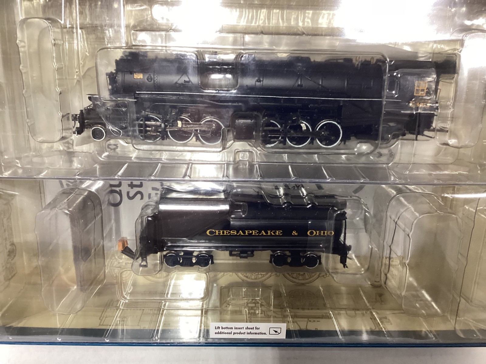 Bachmann #84803 HO scale “C&O” 2-6-6-2 articulated steam locomotive Rd. #1521