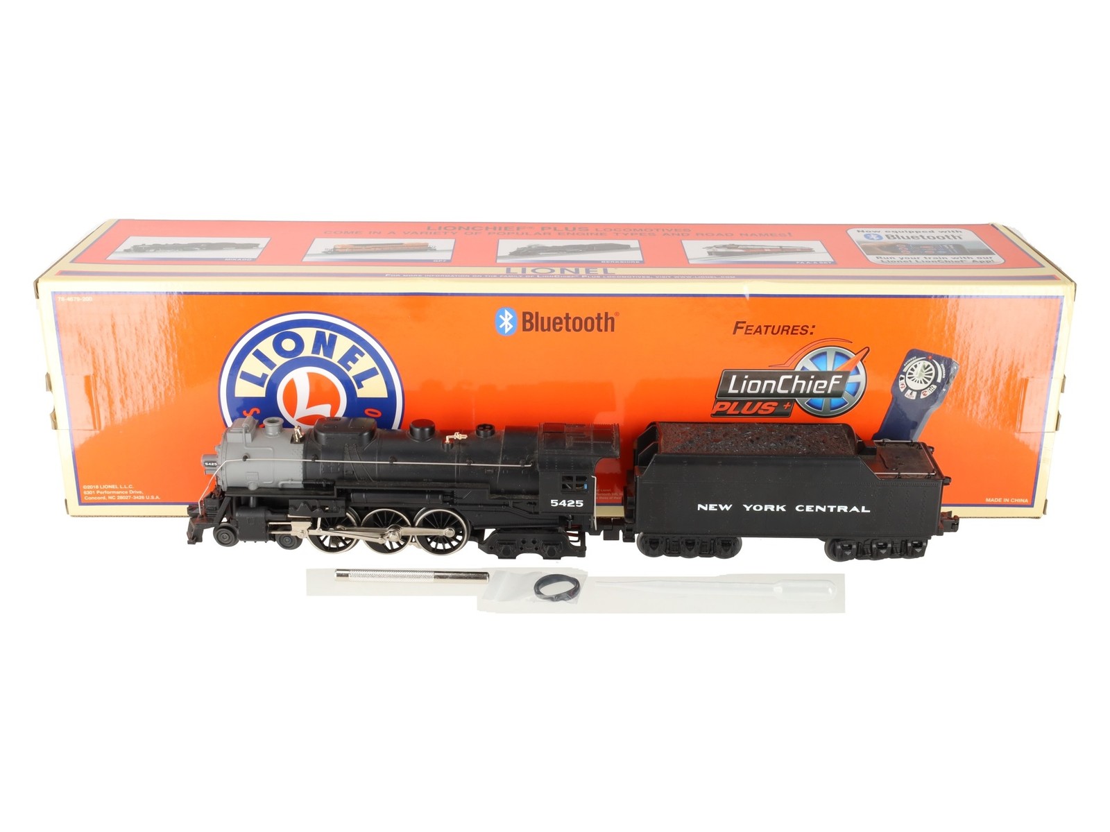 Lionel 6-84934 O New York Central LionChief+ Hudson Steam with Bluetooth #5425