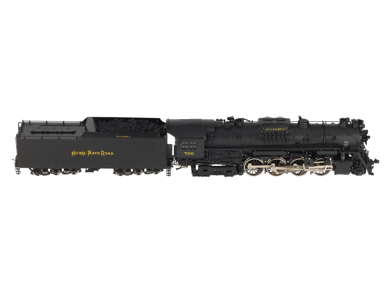 Precision Scale 16626-1 HO BRASS Nickel Plate Road 2-8-4 Steam Loco & Tender#700