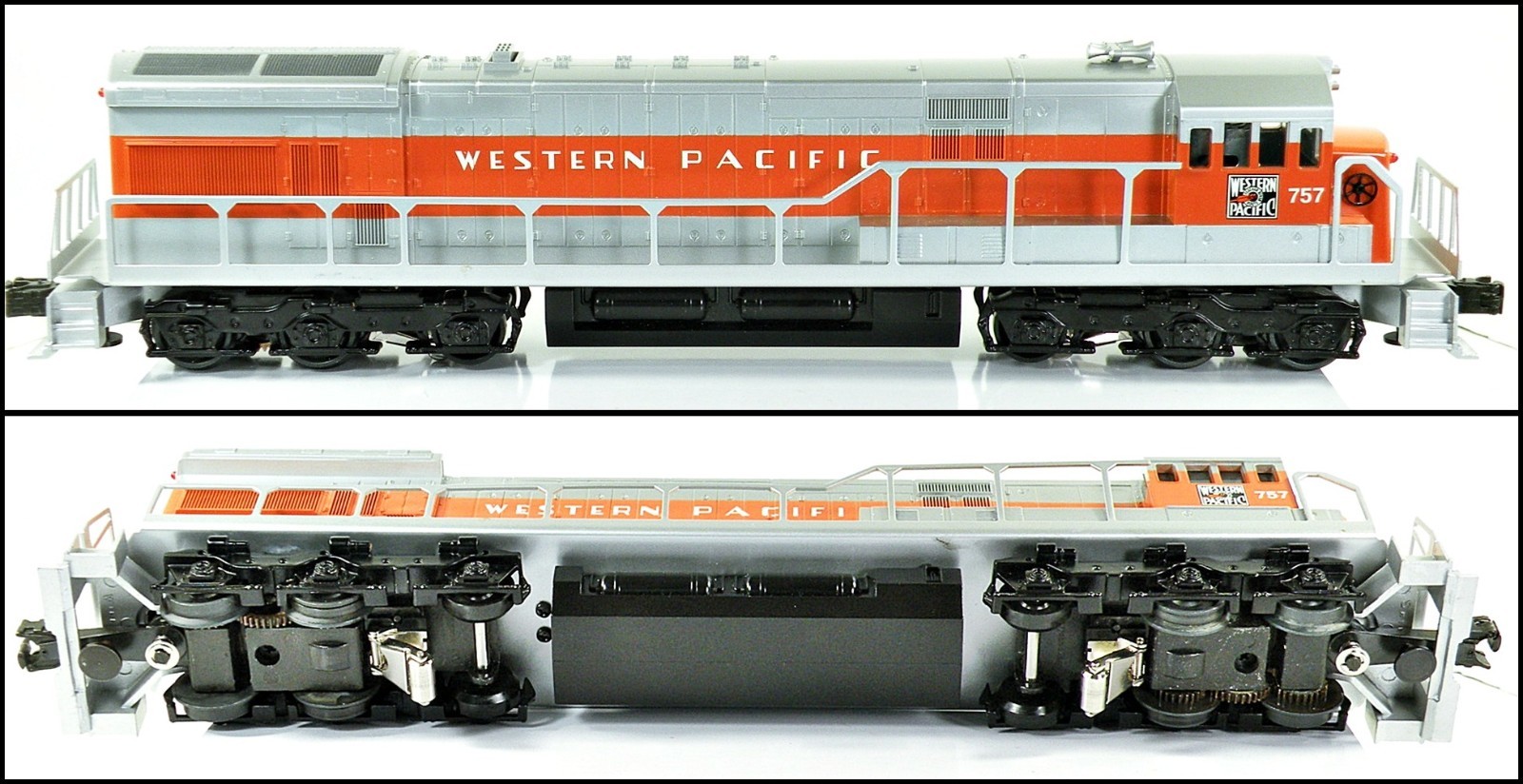 Williams U33-27 Western Pacific WP U33C Diesel w/True Blast II Horn