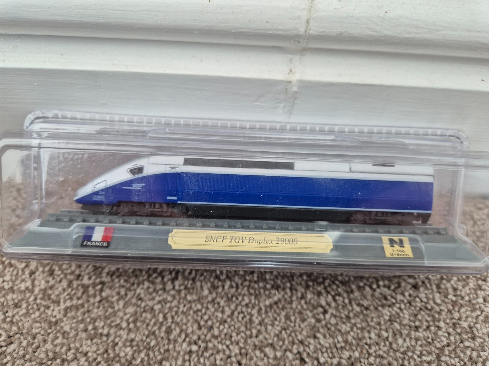 DEL PRADO N GUAGE 1/160 SNCF TGV DUPLEX 29000 FRANCE LOCO LOCOMOTIVE TRAIN MODEL