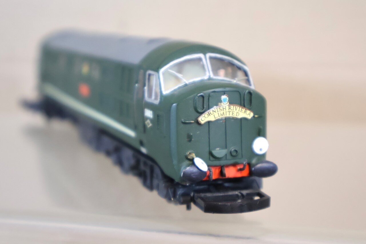 SILVER FOX MODELS KIT BUILT BR WARSHIP CLASS 41 DIESEL LOCO D603 CONQUEST ol