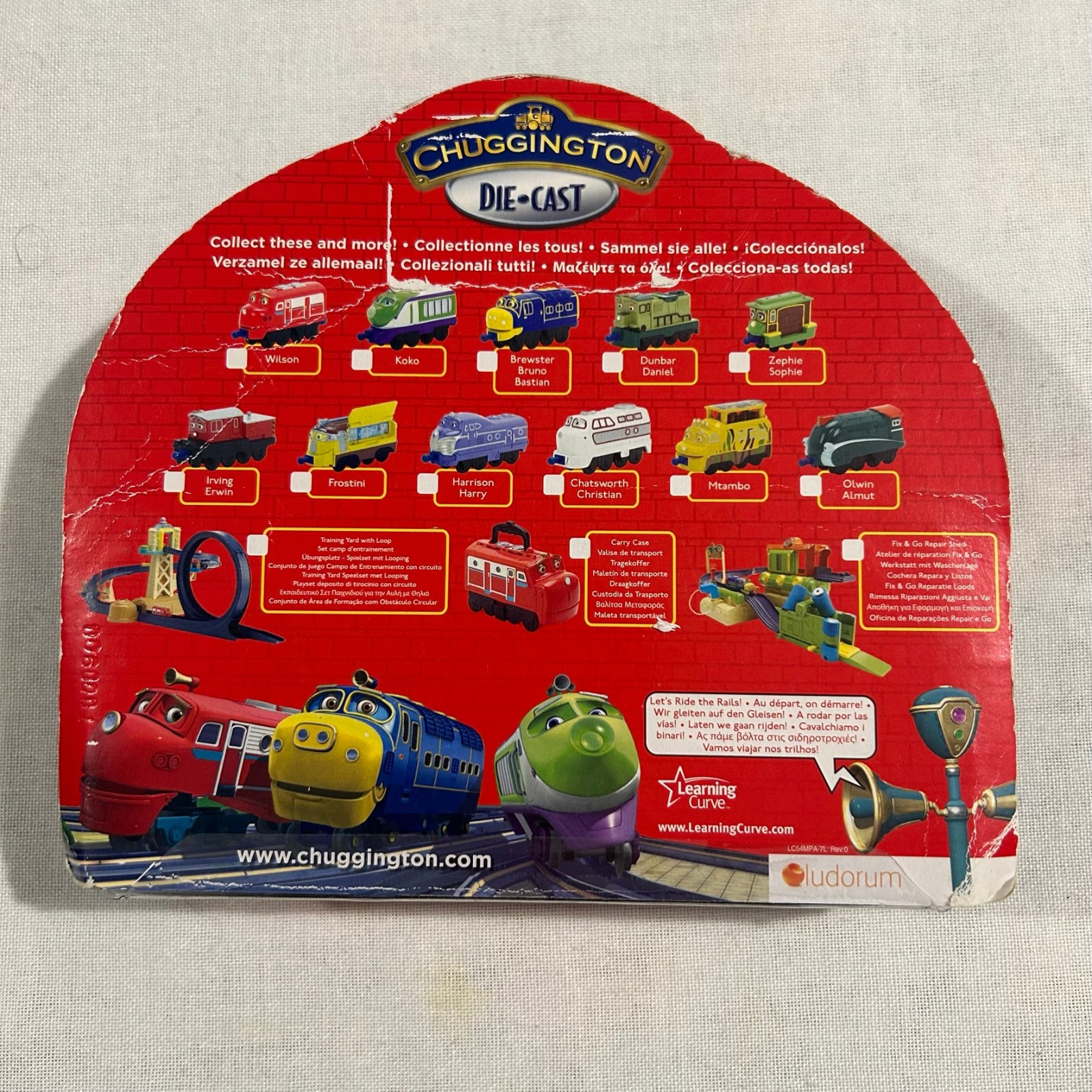 Chuggington Die Cast Train Irving’s Rubbish & Recycling Cars 2010 Brand New