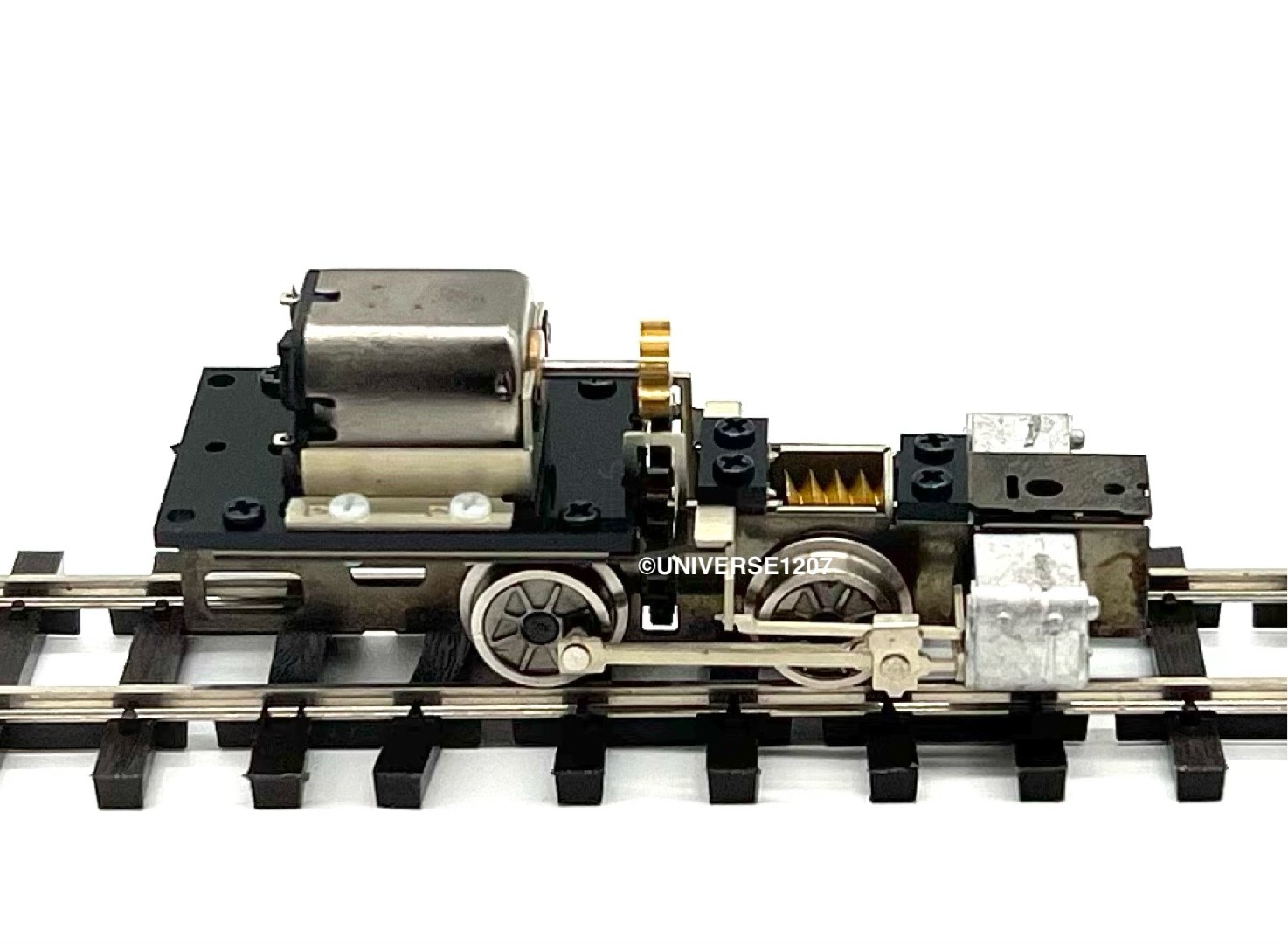 N/HOn30/HOe/009 Scale Aru 0-4-0 Steam Locomotive Power Drive Chassis 14mm/7mm