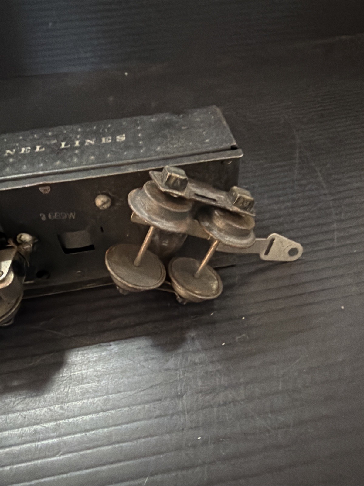 SHARP LIONEL POSTWAR O O27 GAUGE WHISTLE TENDER 2689w Not Tested